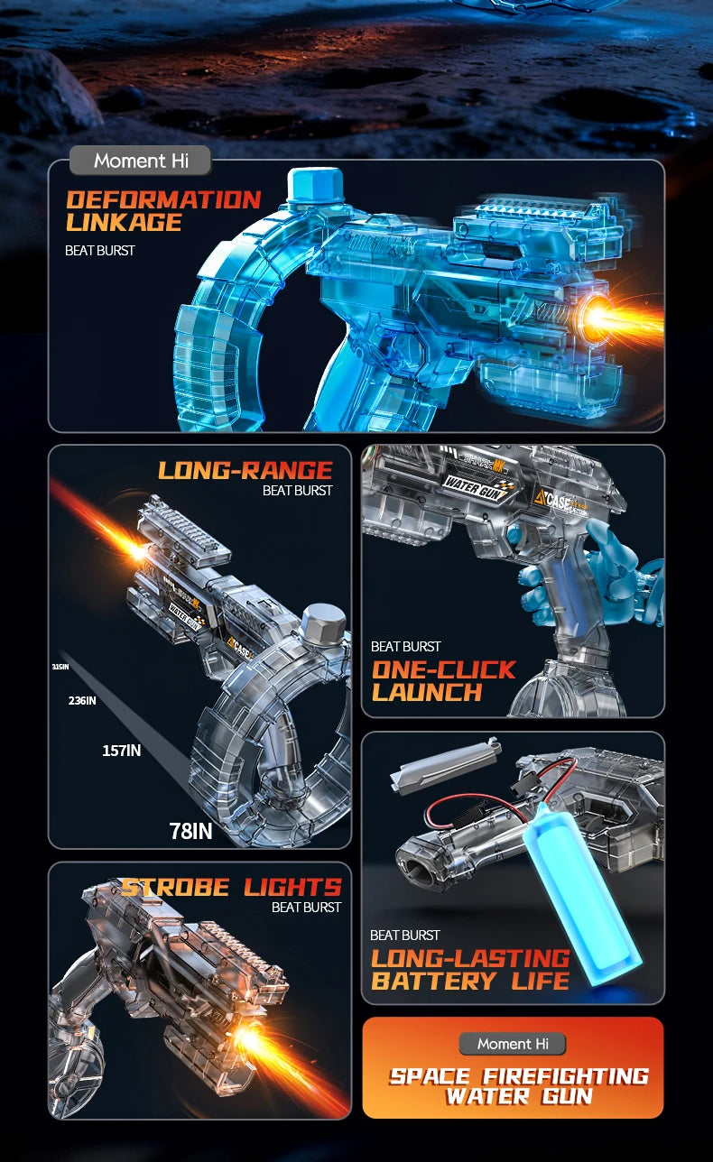 Electric Water Gun - MINI BLUE