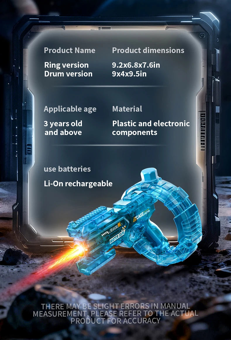 Electric Water Gun - MINI BLUE