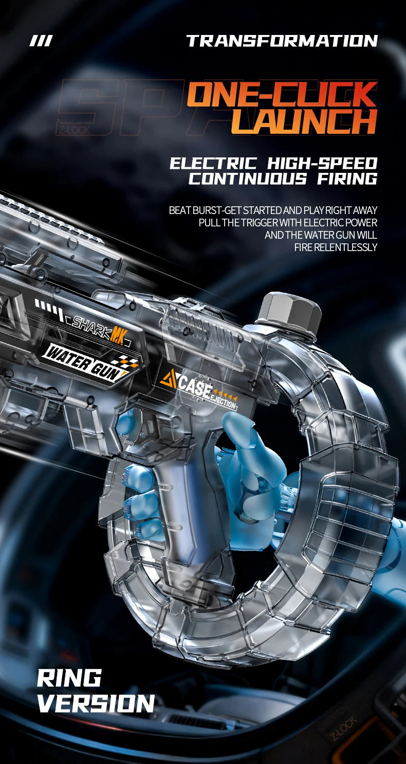 Electric Water Gun - MINI BLUE